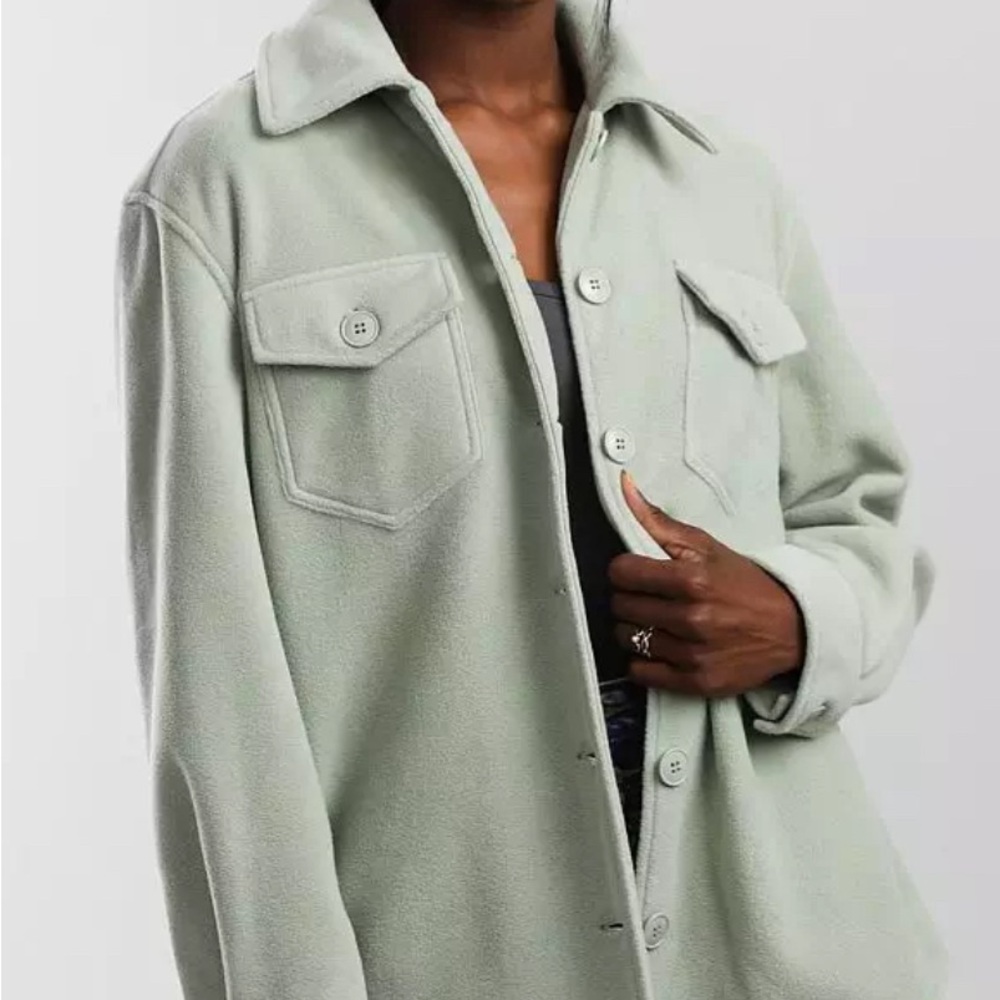 🆕Oversized fleece sherpa jacket